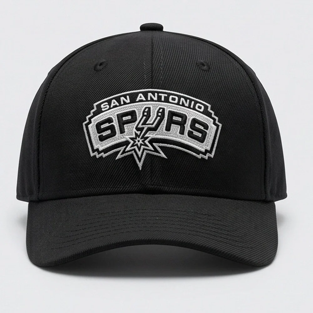 San Antonio Spurs Kids Black NBA Western Conference Adjustable‎ Baseball Hat